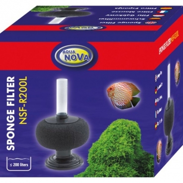 Aqua Nova Stand Bio-Schwammfilter runde Form NSF-R200L